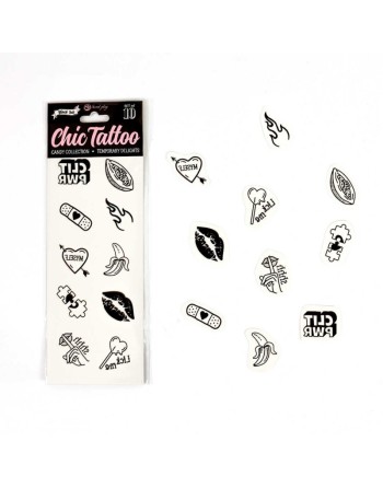 Candy collection - Tatouages temporaires pack de 10