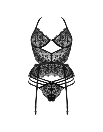 Lace Temptation ensemble - noir