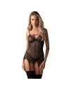 Novenes corset et string - Noir