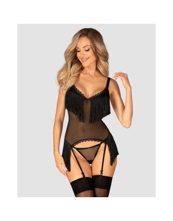 Sherila Corset et string - noir