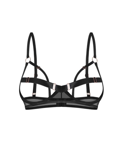 Euridia soutien-gorge ouvert - Noir