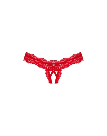 Amor Cherris string ouvert - Rouge