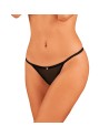 Celia string ouvert noir