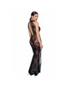 F239 Robe longue en tulle