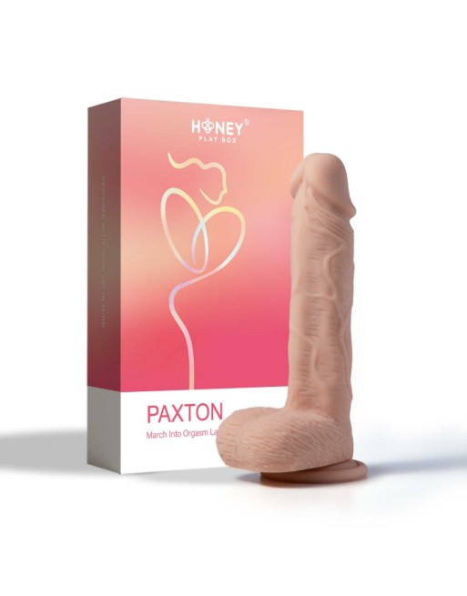 Paxton gode réaliste vibrant et rotatif avec appli 21 cms - Chair