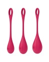 Boules de Geisha Satisfyer Yoni Power 1 - Set de 3 - Rouge