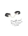 Plaisir Nacre - Menottes Bracelets - Noir