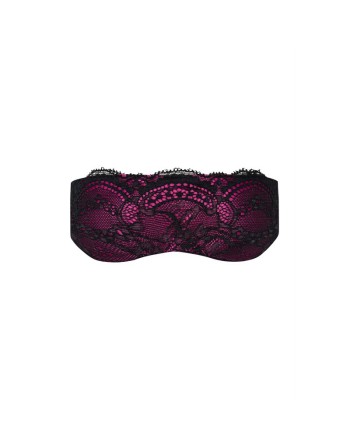 Roseberry Masque - Noir et Fuchsia