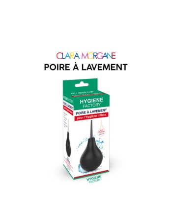 Poire à lavement Clara Morgane - Noir