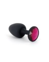 Plug Anal Bijou Geisha Ruby M - Noir et Rose