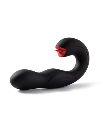 Joi Pro 2 Black - Vibrateur - lécheur de clitoris rotatif à tête télécommandée pour le point G