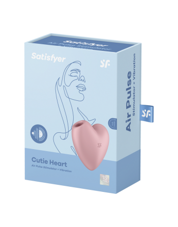 Stimulateur Satisfyer Cutie Heart - Rose