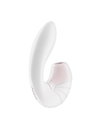 Stimulateur clitoridien et Vibromasseur point G Satisfyer Supernova - Blanc