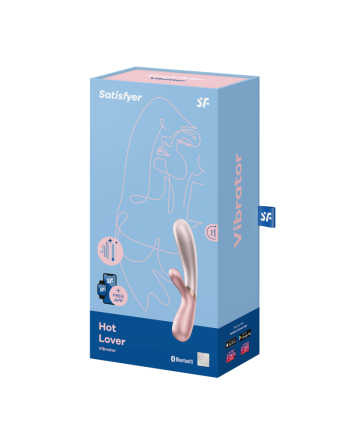 Vibromasseur rabbit chauffant Satisfyer Hot Lover pink