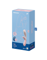 Vibromasseur rabbit chauffant Satisfyer Hot Lover pink