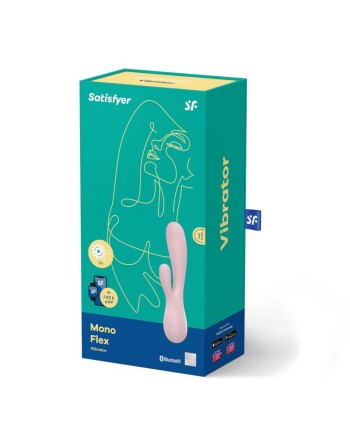 Vibromasseur connecté Satisfyer Mono Flex - Rose