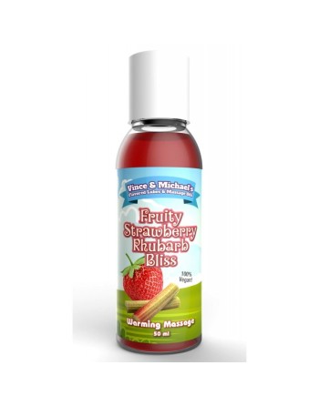 Huile chauffante V et M Fraise Rhubarbe - 50 ml