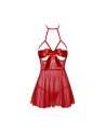 Sexy Kiss 247 babydoll et ruban de satin - Rouge